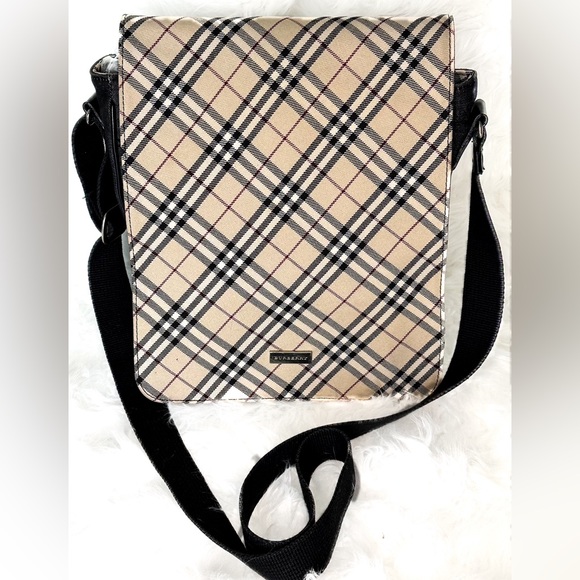 Burberry Nova Check & Denim Crossbody Bag EUC, includes Burberry Dust Bag - Picture 5 of 16